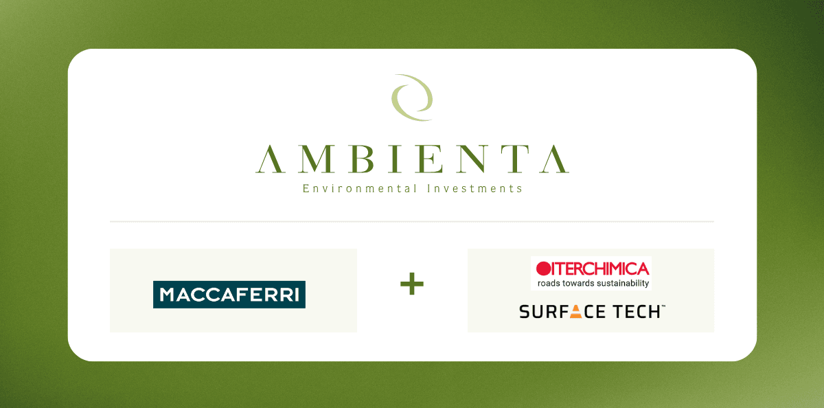 Maccaferri acquires Iterchimica and Surface Tech, creating a new vertical for lower-carbon, climate resilient infrastructure
